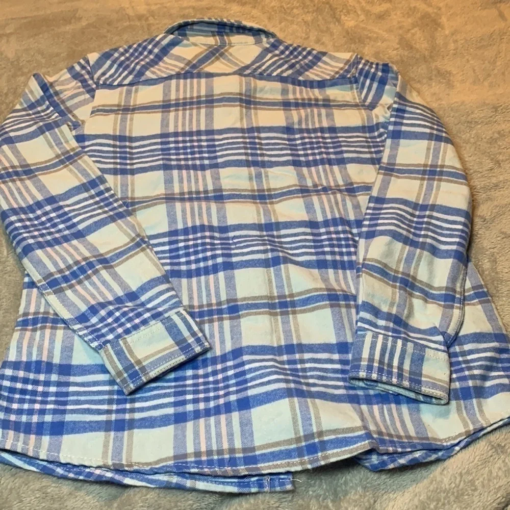 NWT Plaid Real Work Shirt - Picture 7 of 7